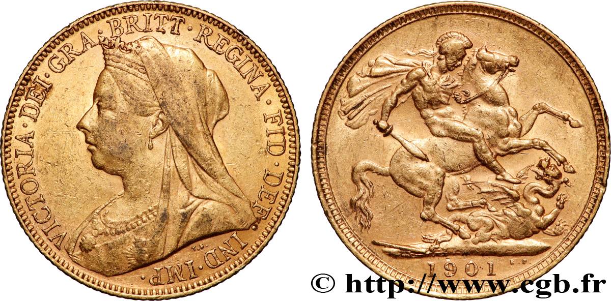 ORO, PALLADIO E PLATINO: INVESTIMENTI 1 Souverain Victoria type “Old Head” 1901 Melbourne BB 