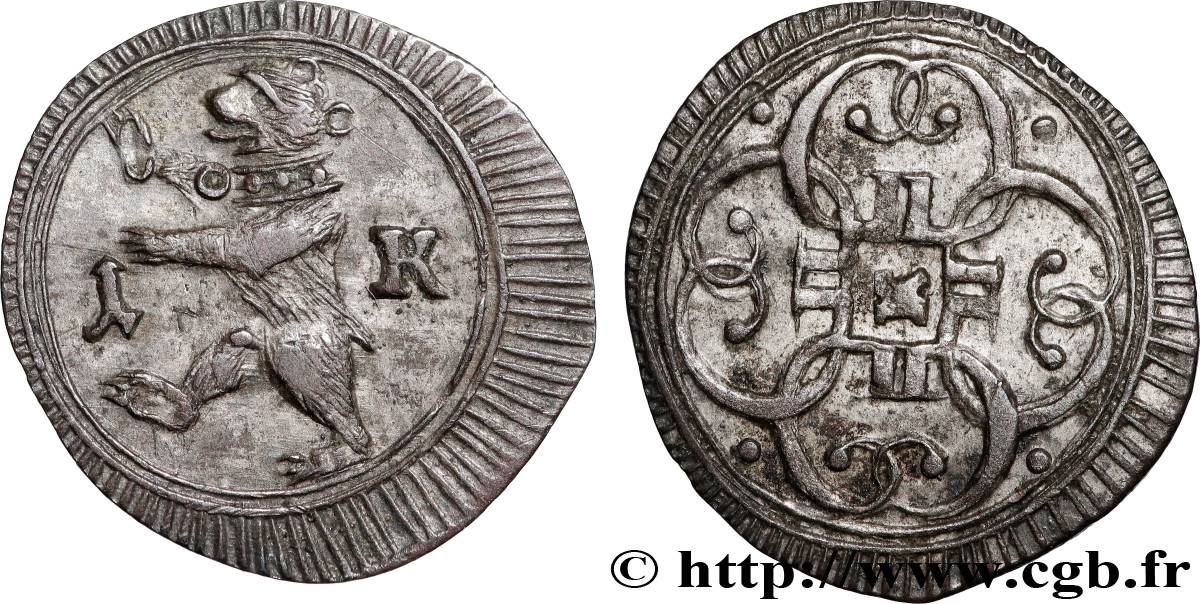 SUISSE - VILLE DE SAINT-GALL 1 Kreuzer Ville de Saint-Gall N.D. (1714-1717) Saint-Gall SUP 