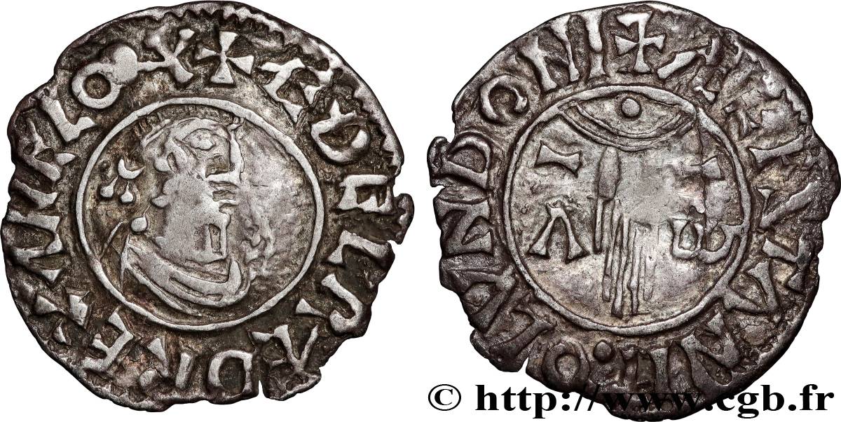 ENGLAND - KINGDOM OF ENGLAND - ÆTHELRED II Penny n.d. Exeter XF 