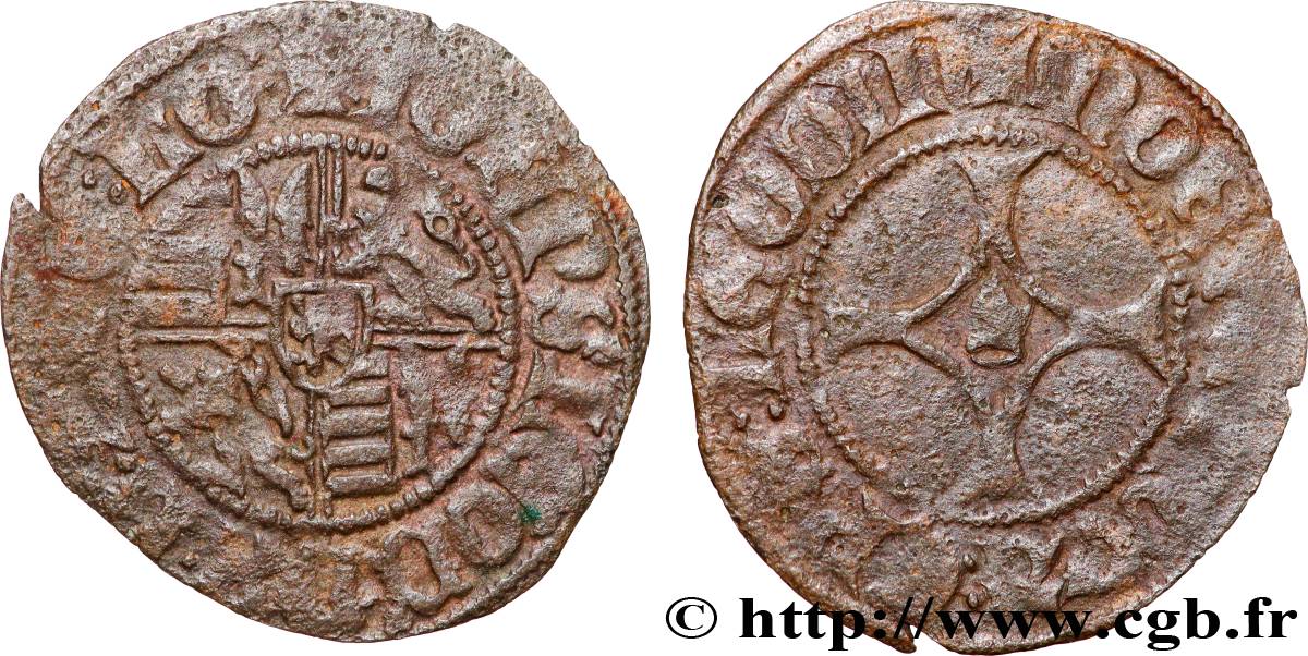 LIÈGE - ÉVÊCHÉ DE LIÈGE - JEAN DE HEINSBERG Brûlé n.d. Liège TB+ 