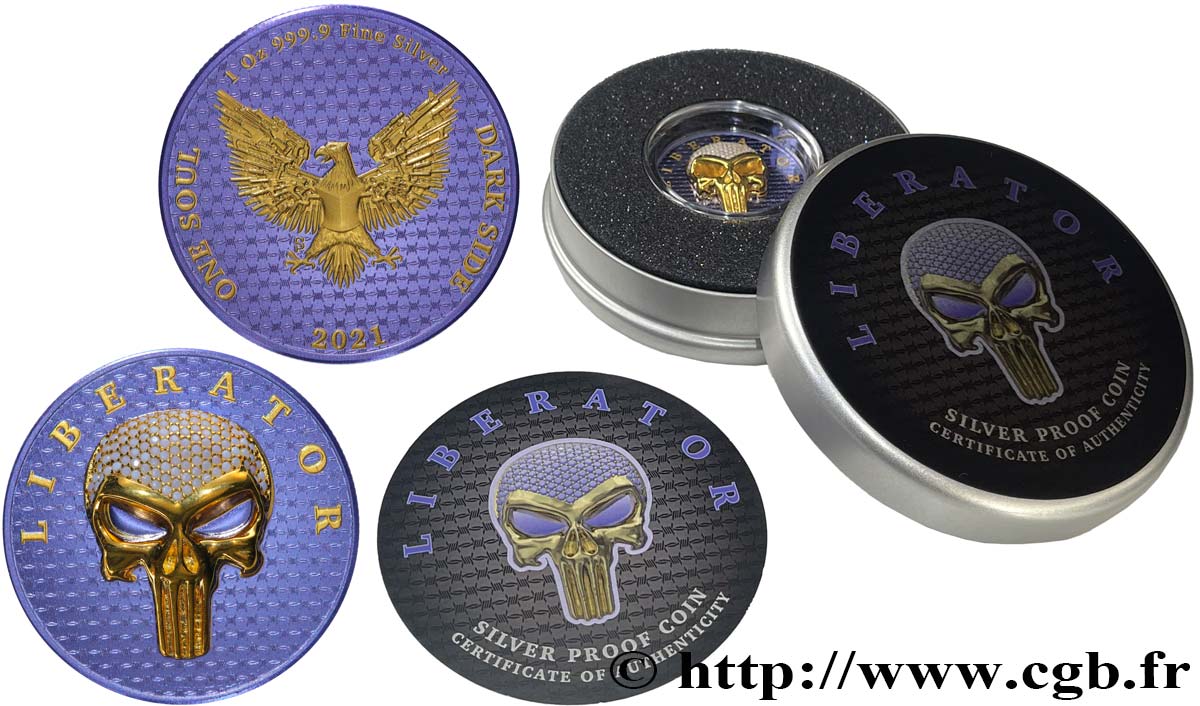 PERSONNAGES DIVERS 1 Âme (1 Soul) - Liberator (violet) 2021  FDC 