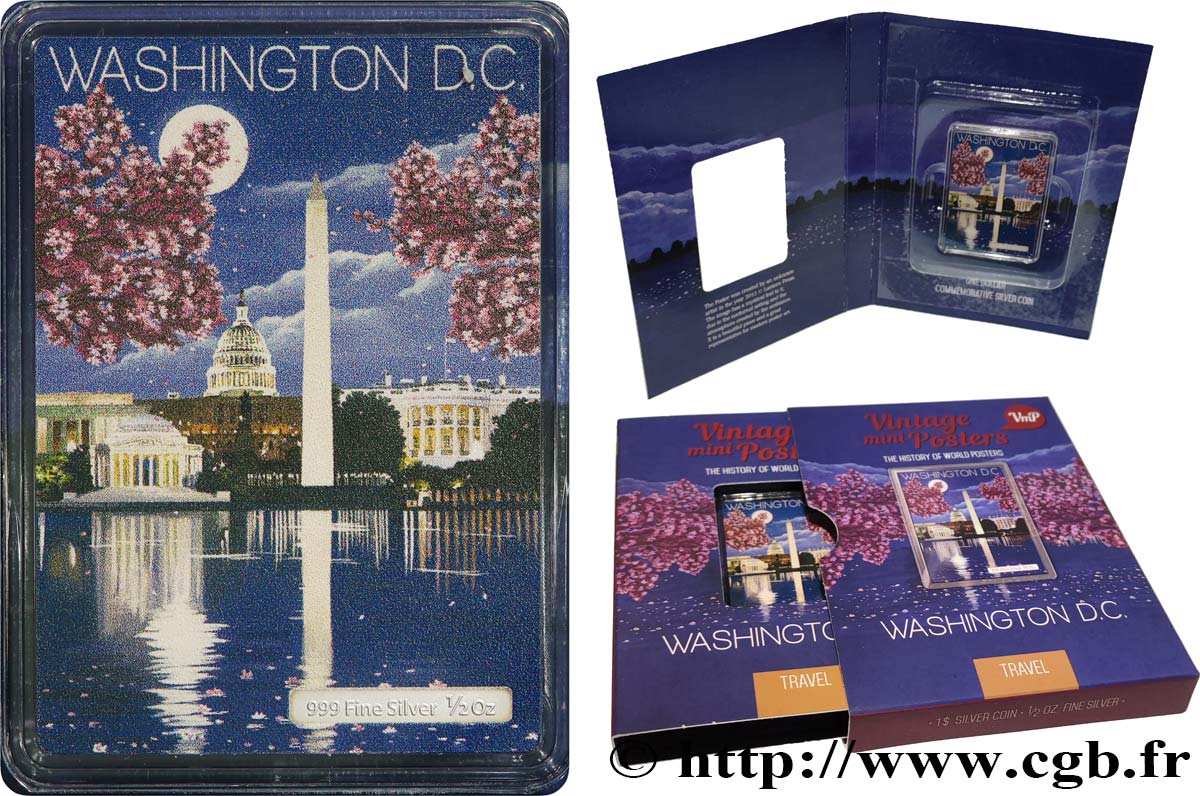 NIUE 1 Dollar Proof Elisabeth II - Washington DC 2015  MS 