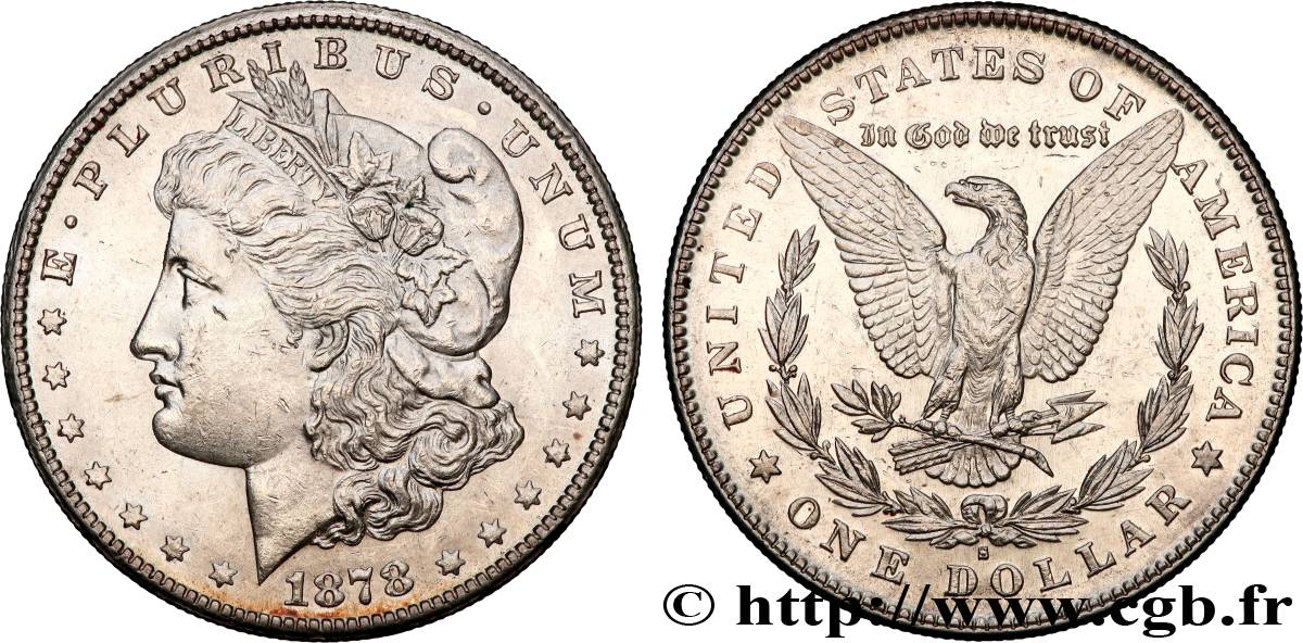 UNITED STATES OF AMERICA 1 Dollar type Morgan 1878 San Francisco - S AU 