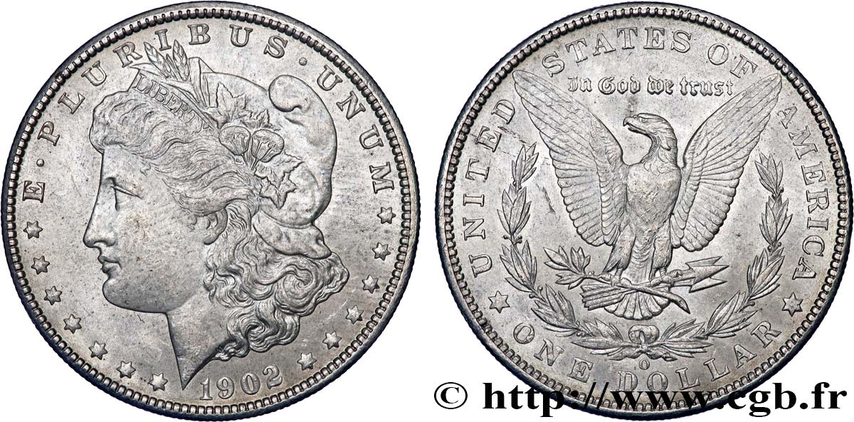 UNITED STATES OF AMERICA 1 Dollar Morgan 1902 Nouvelle-Orléans - O AU 