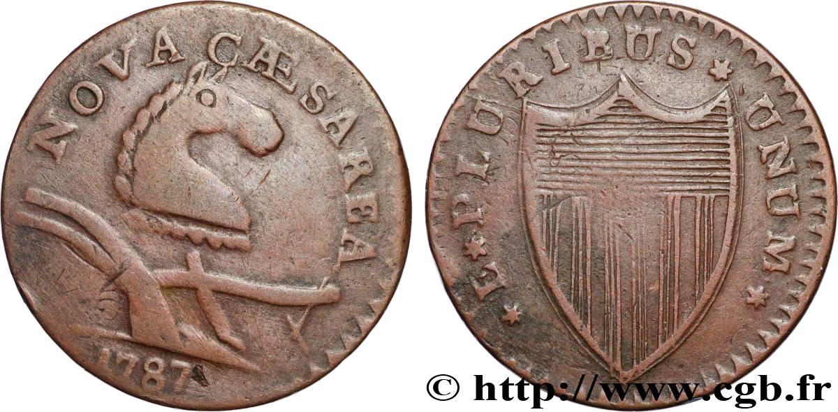 ÉTATS-UNIS D AMÉRIQUE Token - New Jersay 1787  TTB 