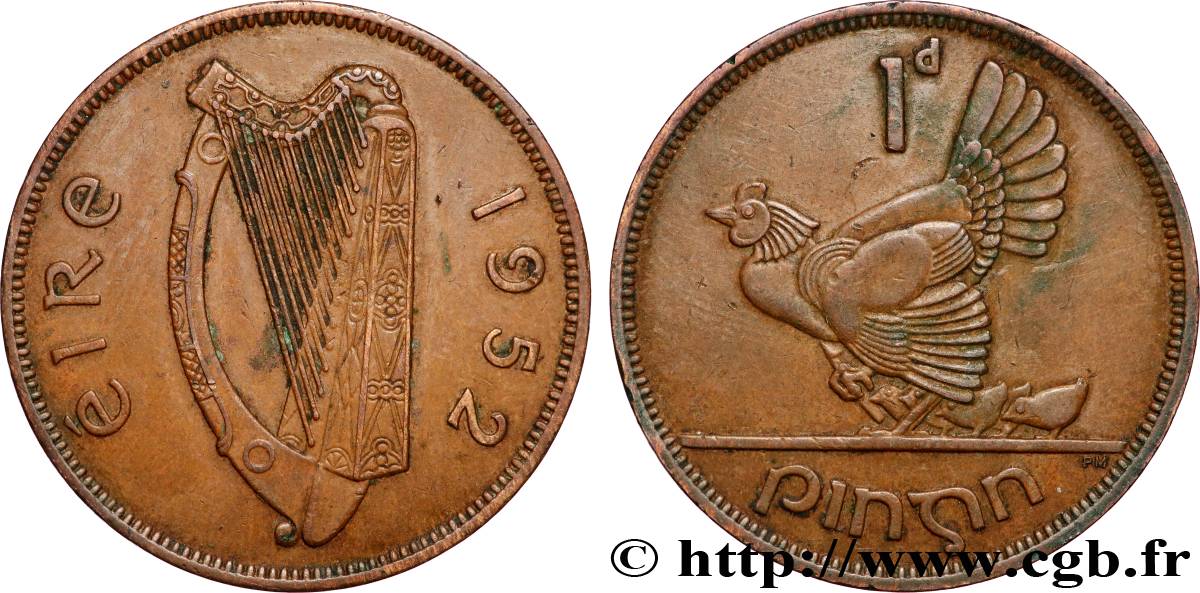 IRELAND REPUBLIC 1 Pingin Eire 1952 Londres AU 