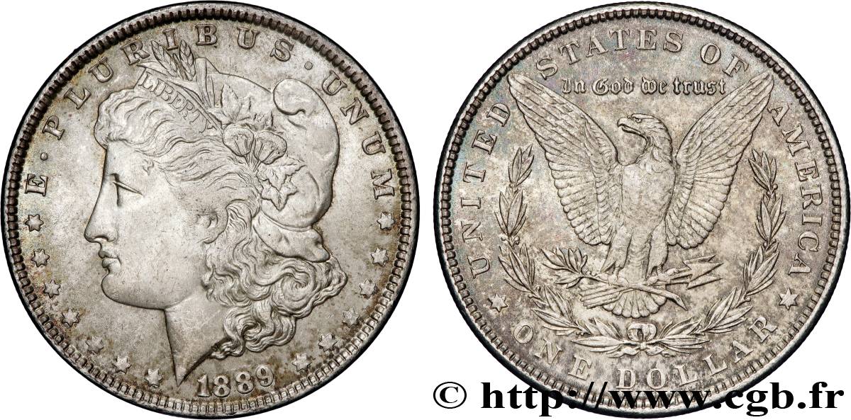 UNITED STATES OF AMERICA 1 Dollar Morgan 1889 Philadelphie XF 