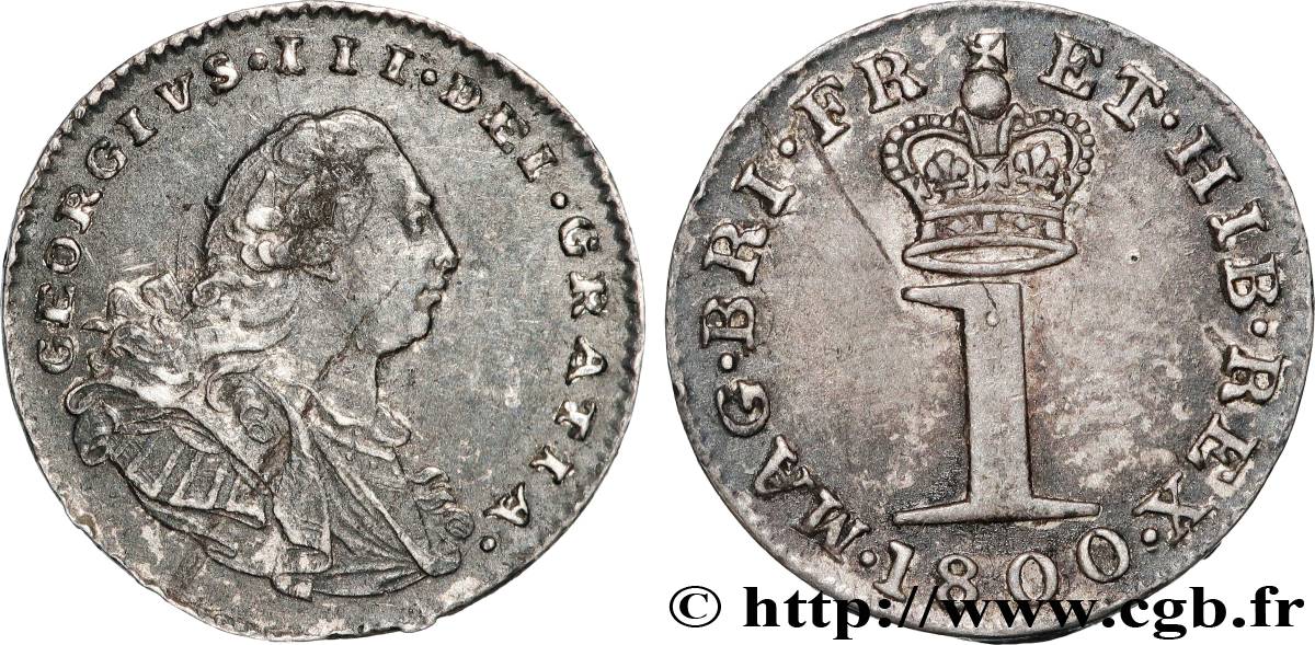 GRAN BRETAÑA - JORGE III 1 Penny  1800  MBC+ 