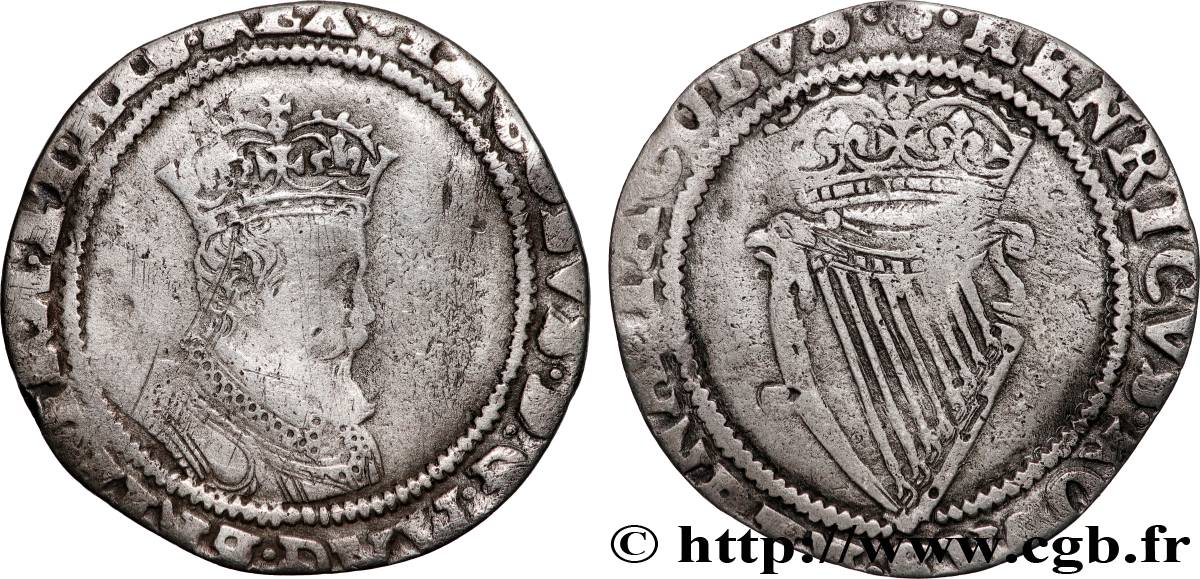 IRLANDE 1 Shilling Jacques Ier n.d.  TB+ 