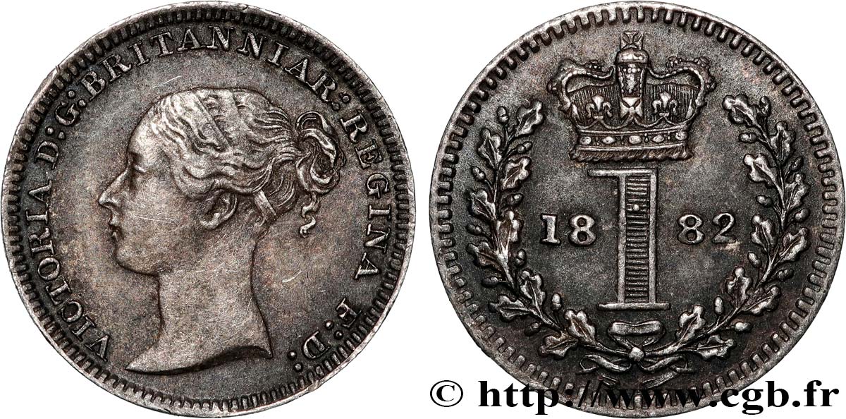 UNITED KINGDOM 1 Penny Victoria “young head” 1882 Londres AU 