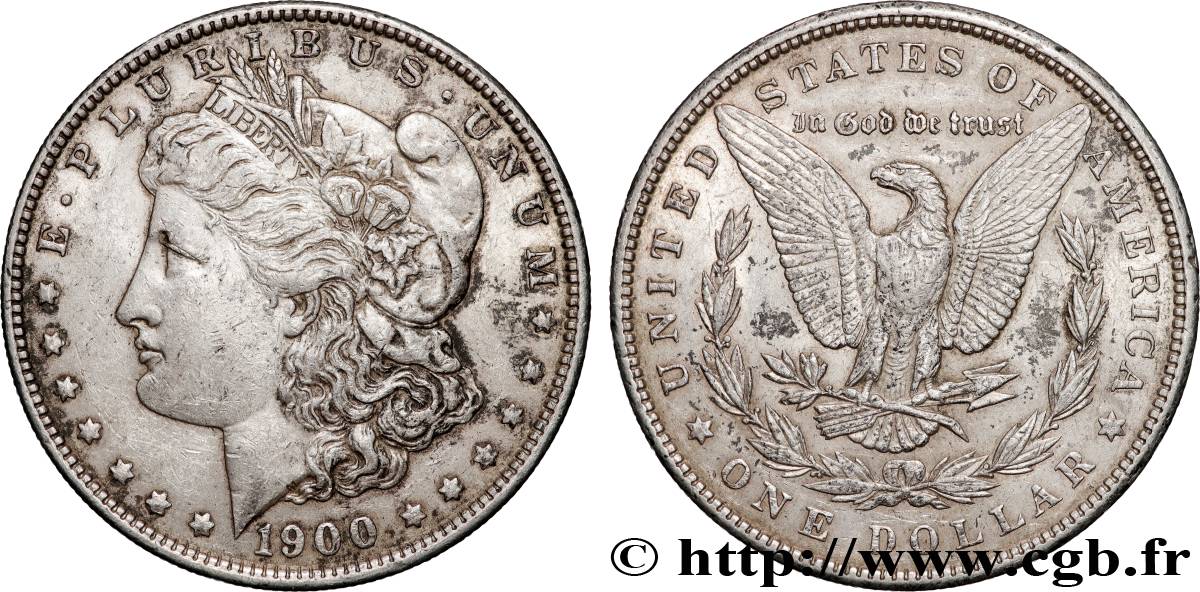 UNITED STATES OF AMERICA 1 Dollar Morgan 1900 Philadelphie AU 