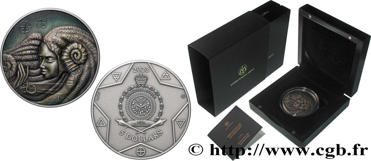 NIUE 5 Dollars Zeme 2023  MS 