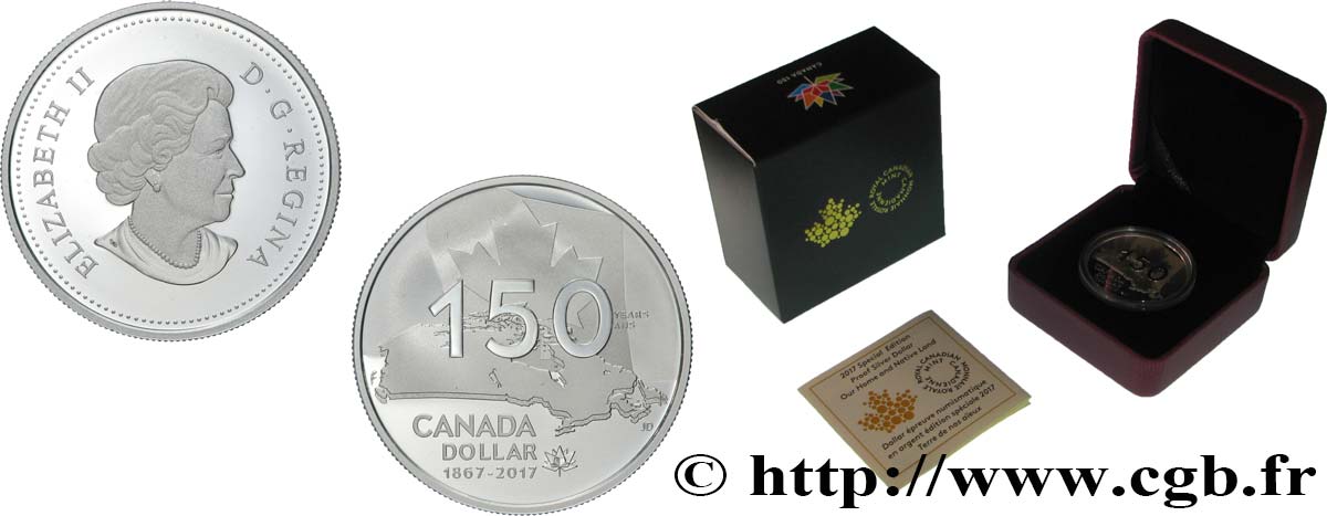 KANADA 1 Dollar Proof Terre de nos Aïeux 2017  ST 