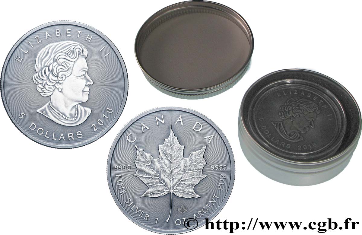 CANADA 5 Dollars (1 once) 2016  MS 