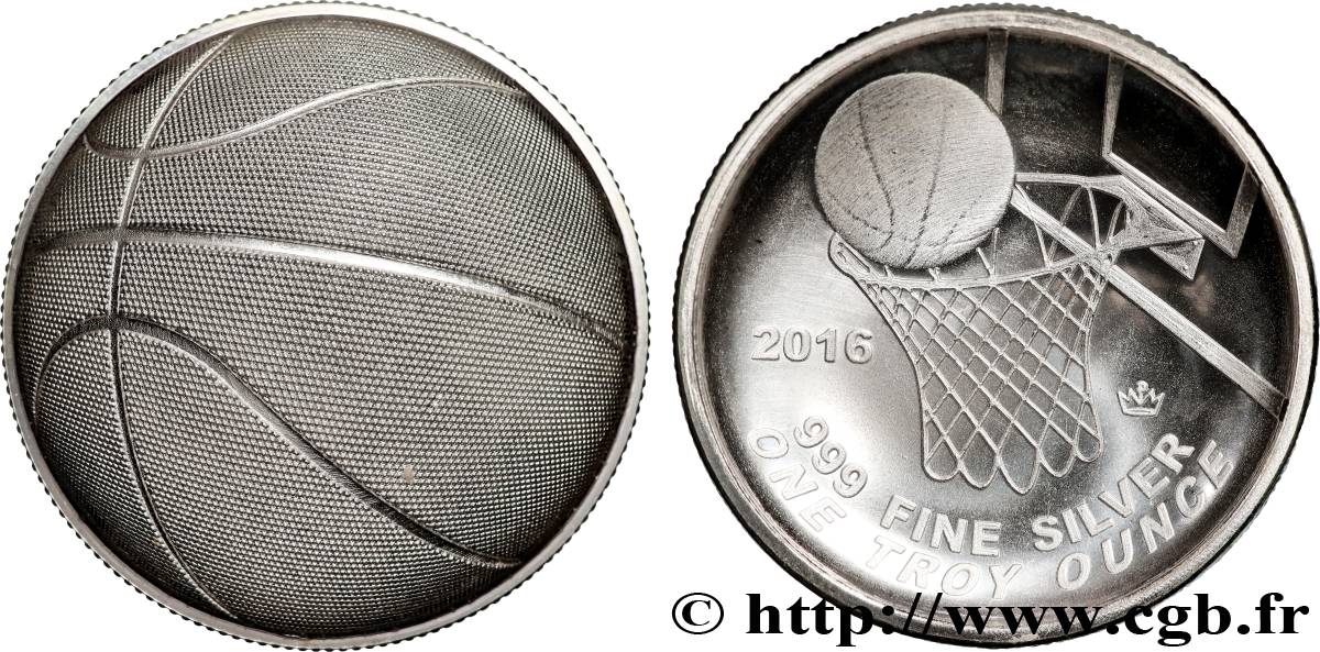 SILVER INVESTMENT 1 Troy Once Basketball n.d.  MS 