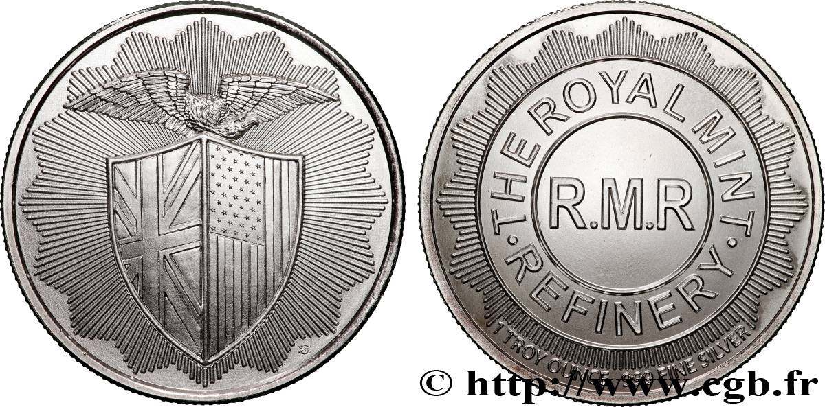SILVER INVESTMENT 1 Troy Once Raffinerie n.d.  MS 