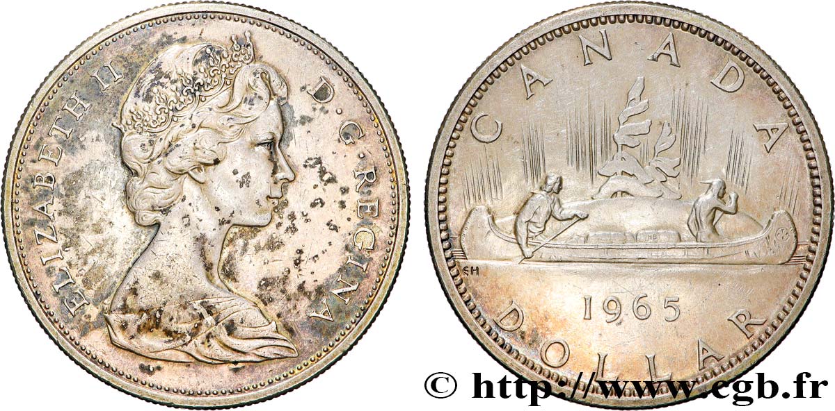 CANADA 1 Dollar Elisabeth II 1965  q.SPL 