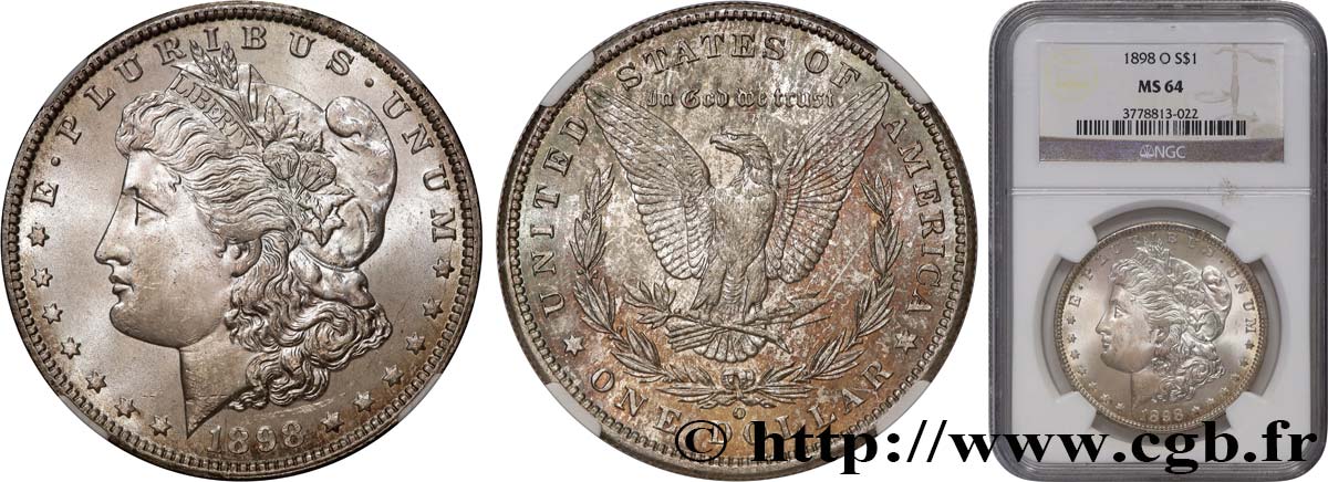 UNITED STATES OF AMERICA 1 Dollar Morgan 1883 Nouvelle-Orléans MS64 NGC