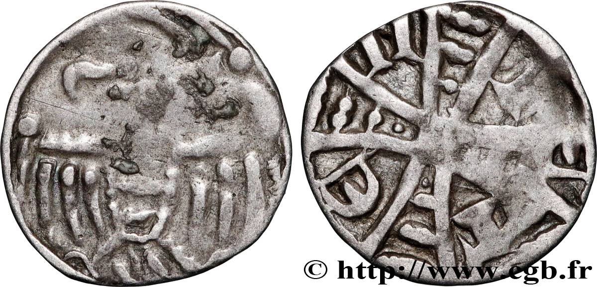 BRABANT - DUCHÉ DE BRABANT - ANONYME Petit denier ou maille c. 1210-1240 Tierlemont ? TB+ 