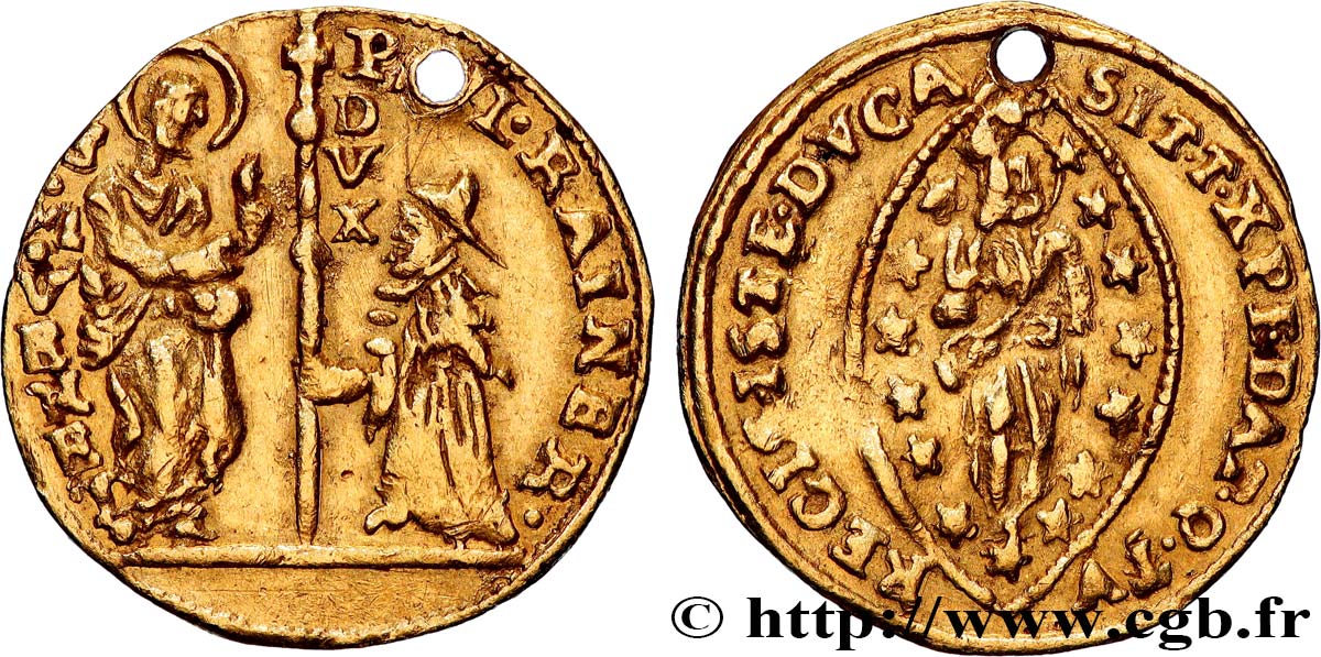ITALIE - VENISE - PAUL RENIER (119e doge) Sequin ou zecchino n.d. Venise TTB+ 