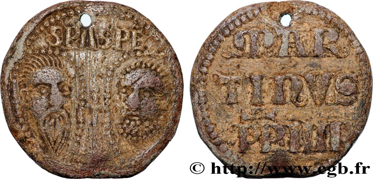 PAPAL STATES - MARTIN IV (Simon de Brion) Bulle papale  n.d. Rome XF 