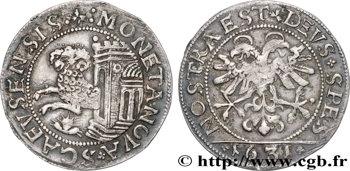 SUISSE - CANTON DE SCHAFFHOUSE Dicken 1631 Schaffhouse TTB 
