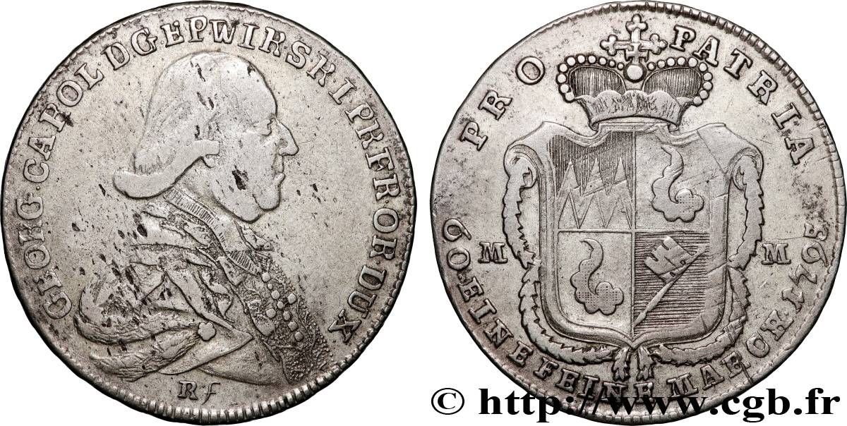 GERMANIA - WÜRZBURG 20 Kreuzer 1795  q.BB 