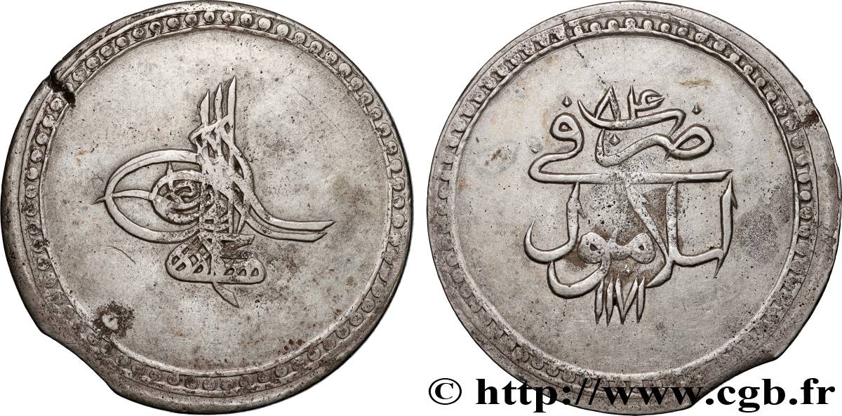TURQUIE 1 Piastre pour Mustafa III AH 1171 an (11) 84 1764  TB+ 