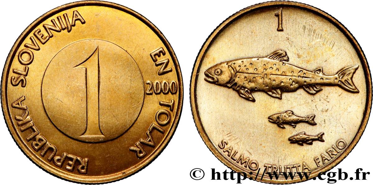 SLOVENIA 1 Tolar truites 2000  MS 