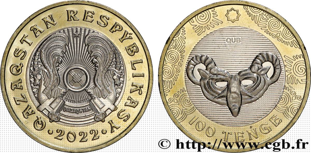 KAZAKHSTAN 100 Tenge Masque de Chilikty - Style Saki 2022 Oust-Kamenogorsk MS 