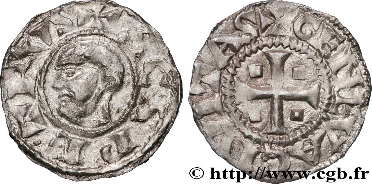 SUISSE - ÉVÊCHÉ DE GENÈVE Denier - Guy de Faucigny et Humbert de Grammont n.d. Genève TTB 