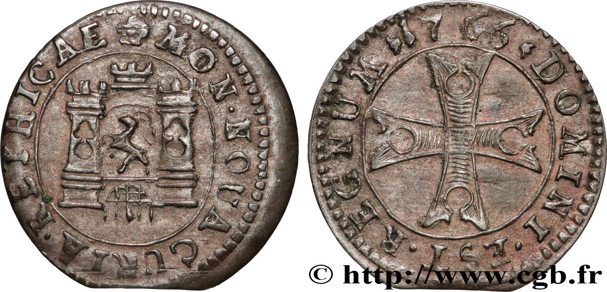 SUISSE - CONFÉDÉRATION HELVÉTIQUE - CANTON DES GRISONS 1 Bluzger - Ulrich VII 1766  TTB 