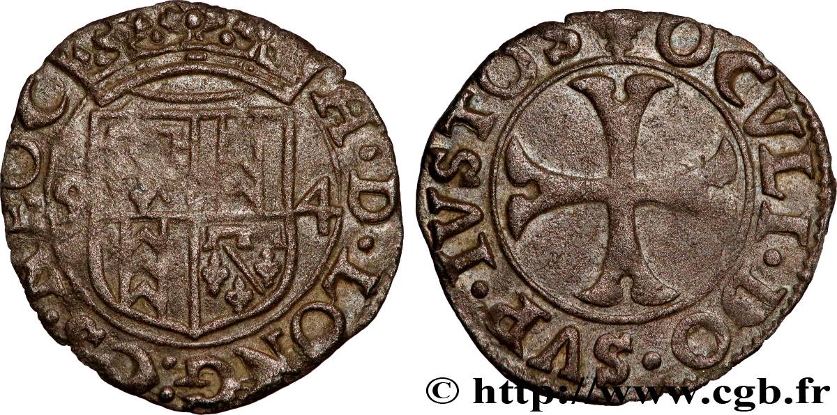 SVIZZERA - CANTON NEUCHATEL Kreuzer Henri I d’Orléans duc de Longueville 1594  BB 