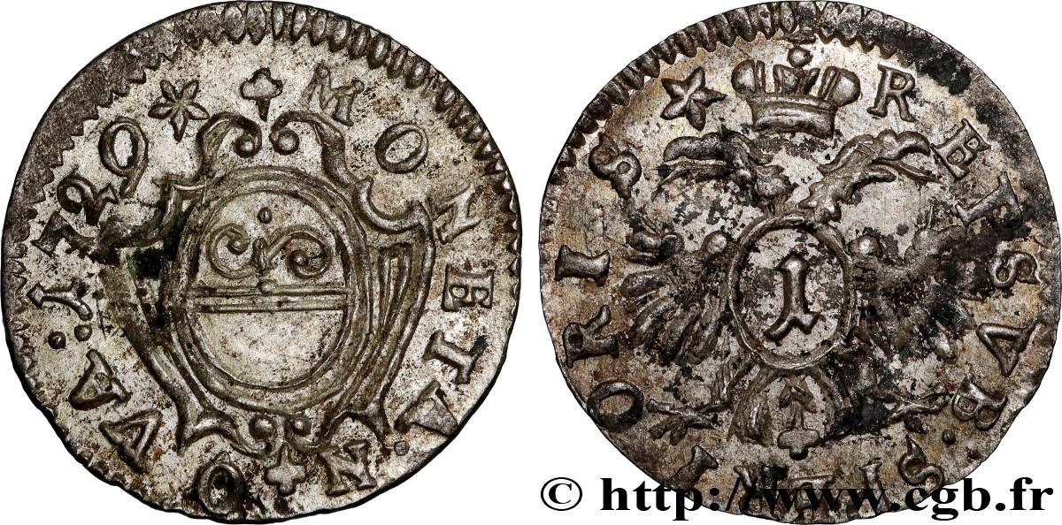 SUISSE - CANTON D OBWALD 1 Kreuzer 1729  TTB 