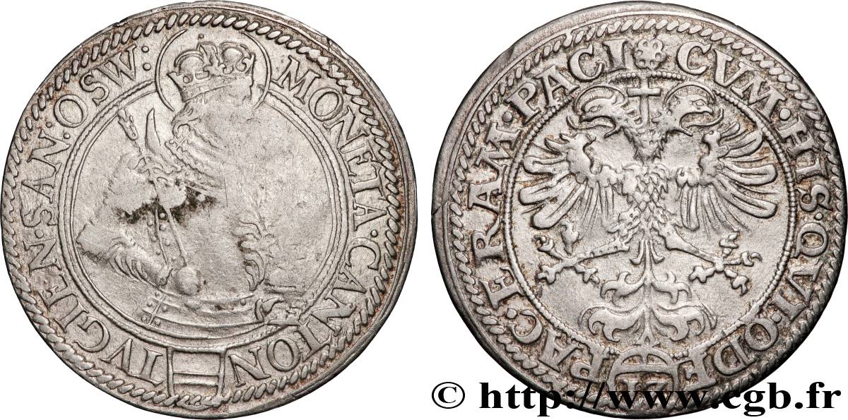 SUISSE - CANTON DE ZOUG 1/2 Dicken ou 12 Kreuzer n.d. Zoug TTB 