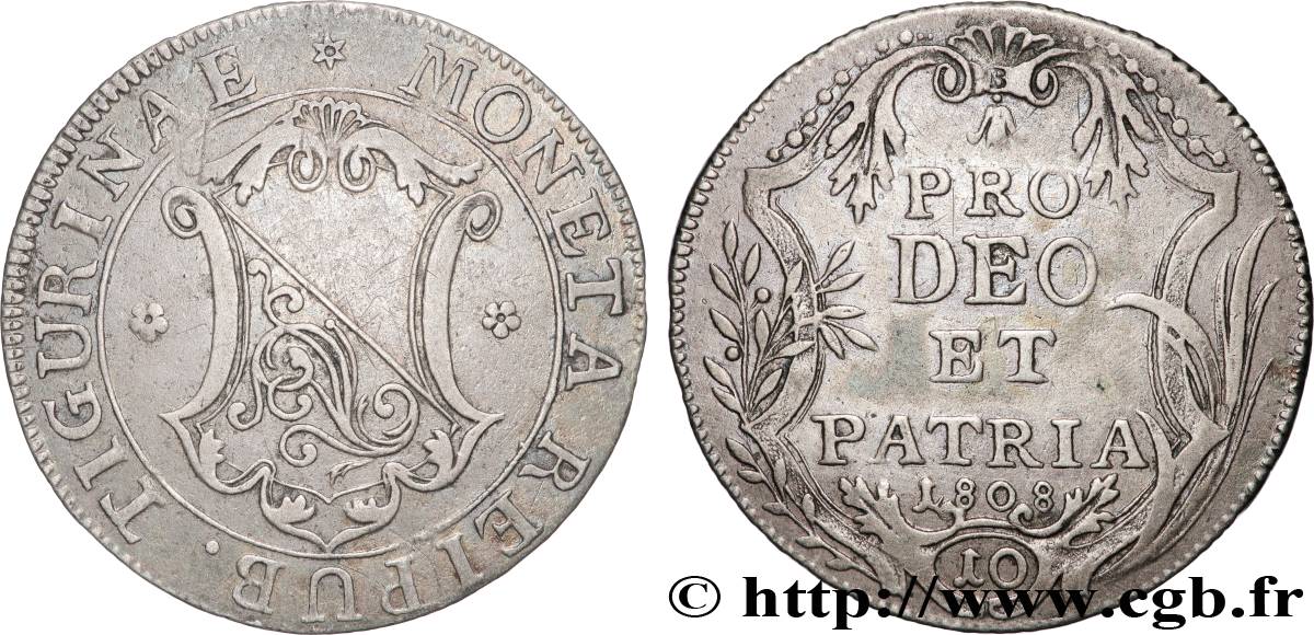 SCHWEIZ - KANTON ZÜRICH 10 Schilling 1808 Zürich SS 