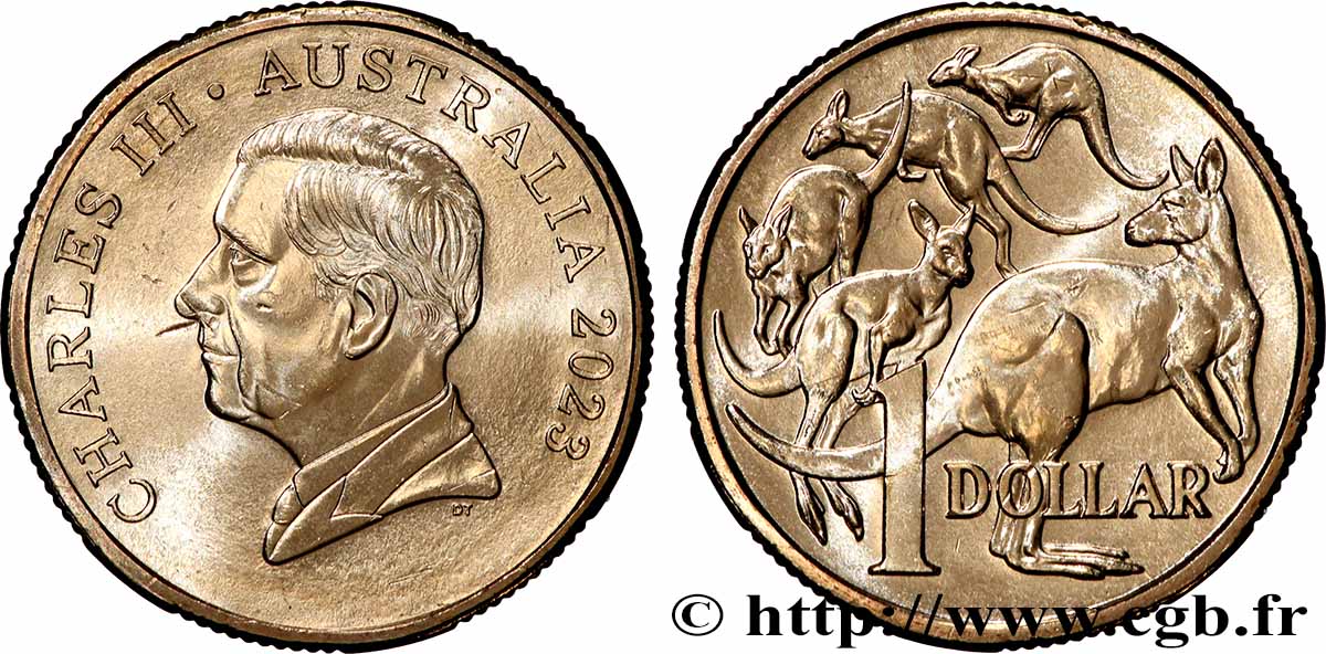 AUSTRALIE 1 Dollar Charles III 2023 Canberra SPL 