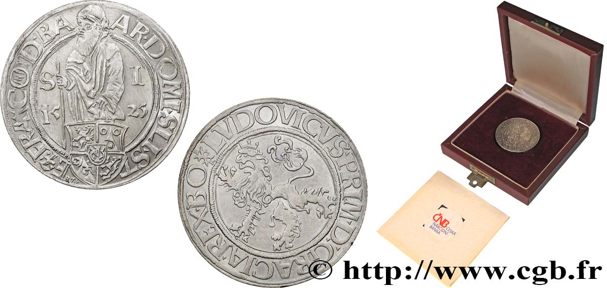 BOHÊME Réplique du Thaler de Schlick de 1525 n.d. Prague FDC 
