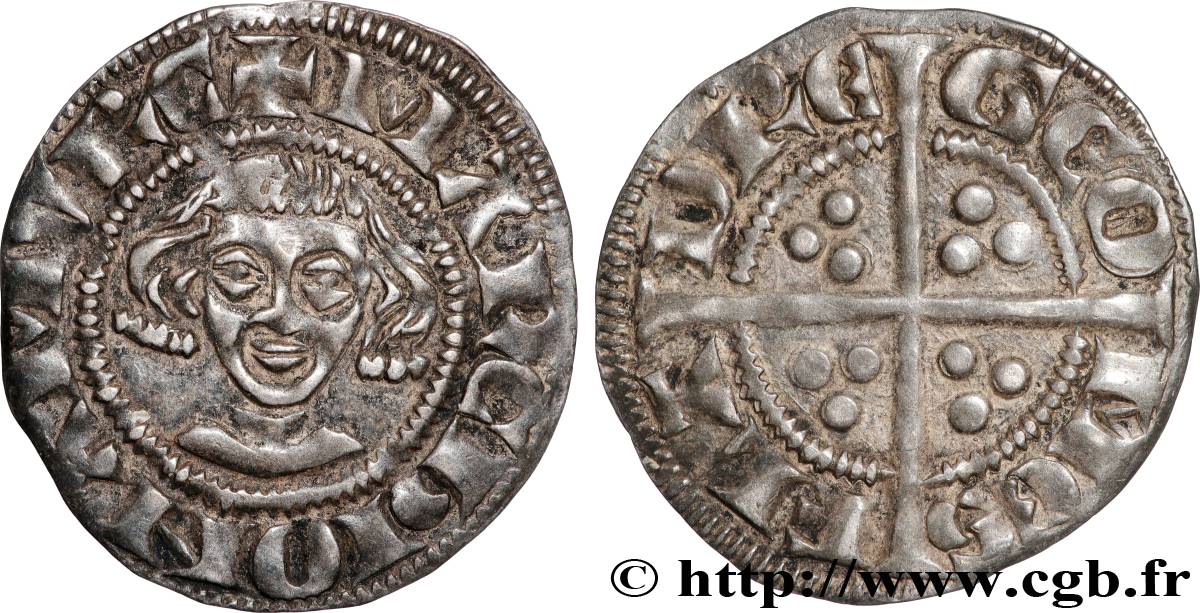 NAMUR - MARQUISAT DE NAMUR - GUI DE DAMPIERRE Esterlin c. 1260  TTB 
