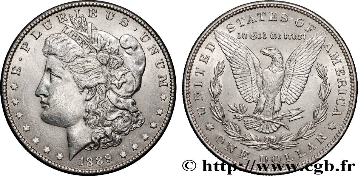 UNITED STATES OF AMERICA 1 Dollar Morgan 1889 Philadelphie AU 