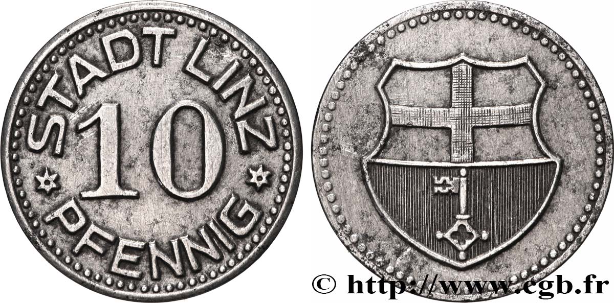 GERMANY - Notgeld 10 Pfennig Linz am Rhein N.D.  XF 