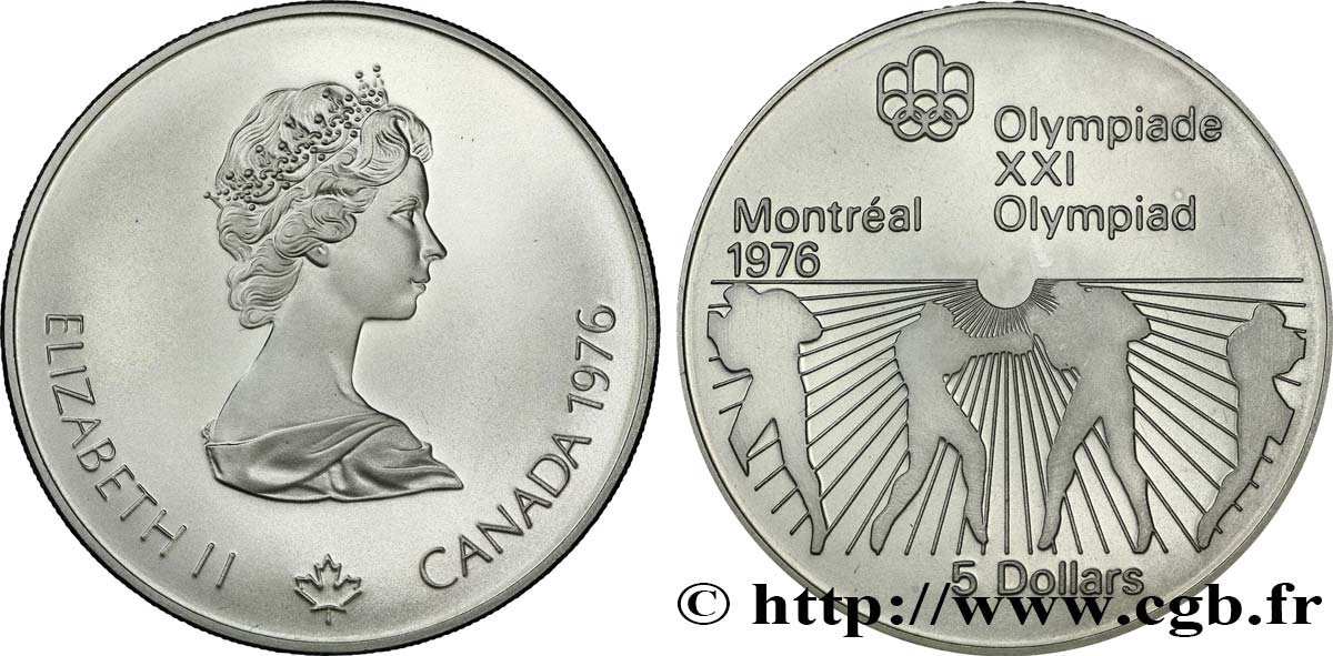 CANADA 5 Dollars JO Montréal 1976 boxe 1976  FDC 