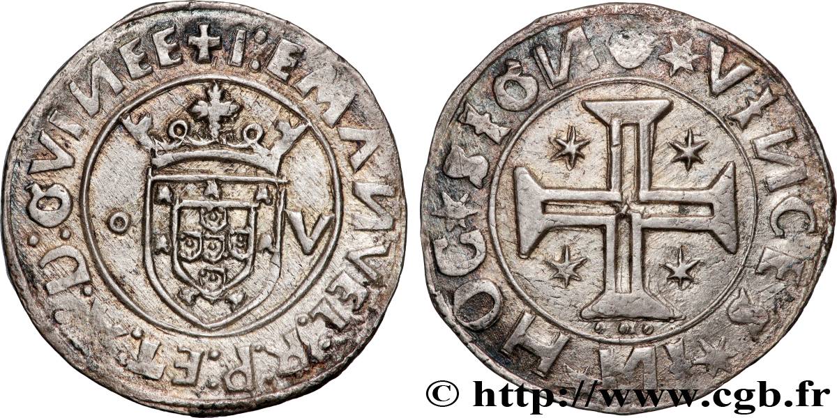 PORTUGAL - KINGDOM OF PORTUGAL - MANUEL Ier Tostao n.d. Lisbonne q.SPL 