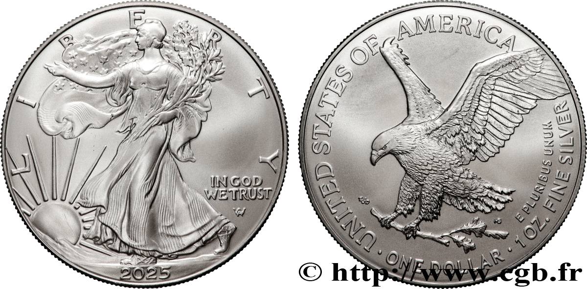 ARGENT D INVESTISSEMENT 1 Oz - 1 Dollar Proof Silver Eagle 2025  SPL 