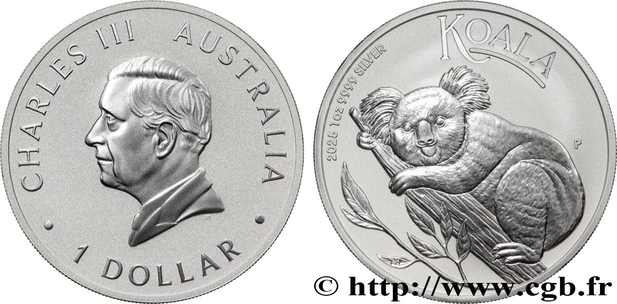 ARGENT D INVESTISSEMENT 1 Oz - 1 Dollar Koala 2025  FDC 