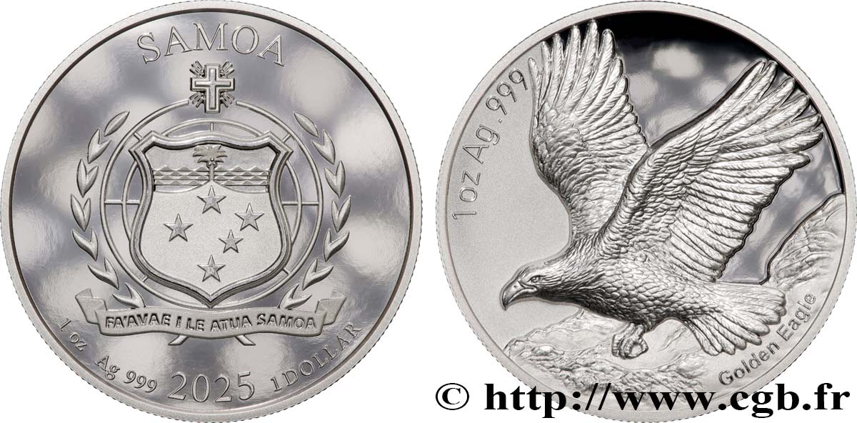 ARGENT D INVESTISSEMENT 1 Oz - 1 Dollar Proof Aigle royal 2025  FDC 