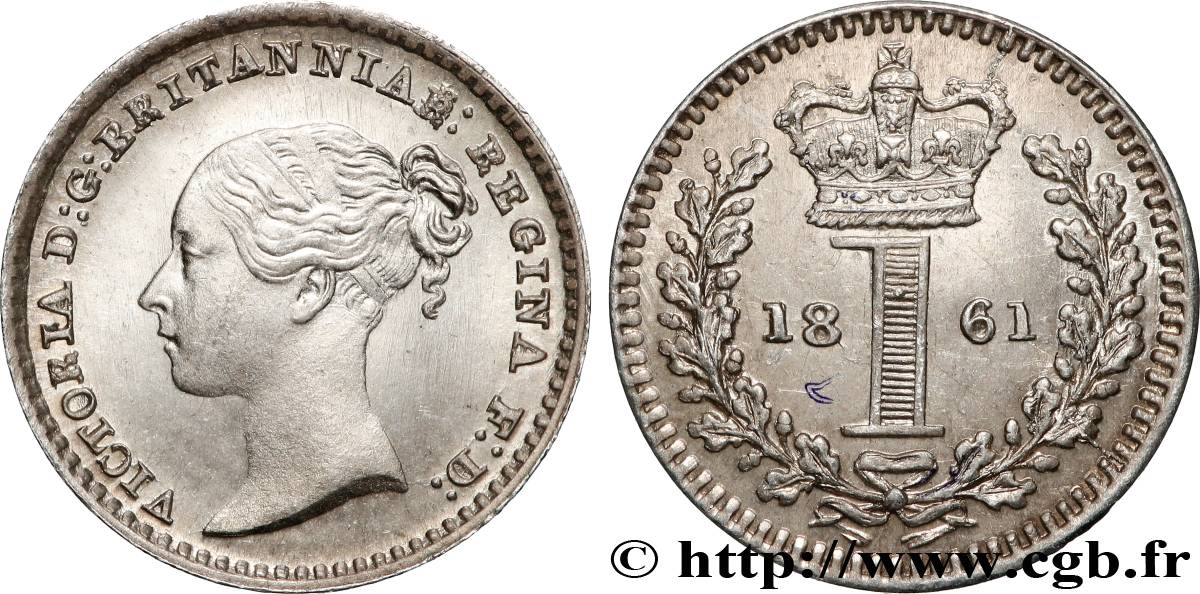 GRANDE BRETAGNE - VICTORIA 1 Penny Victoria “Bun Head”  1861  FDC 