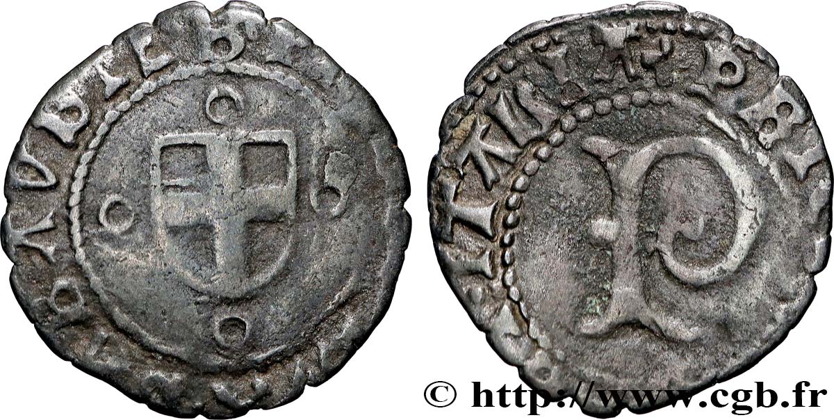 SAVOY - DUCHY OF SAVOY - PHILIBERT II Forte, 3e type n.d. Atelier Indéterminé VF 