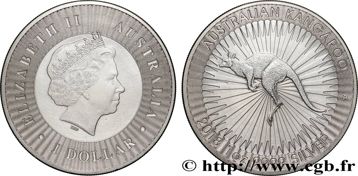 PLATA INVERSIÓN 1 Oz - 1 Dollar Kangourou 2018  SC 