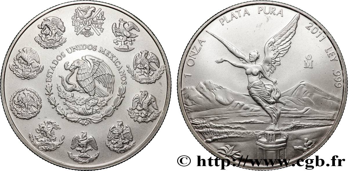 ARGENT D INVESTISSEMENT 1 Oz - 1 Once aigle / Victoire ailée 2011  SPL 